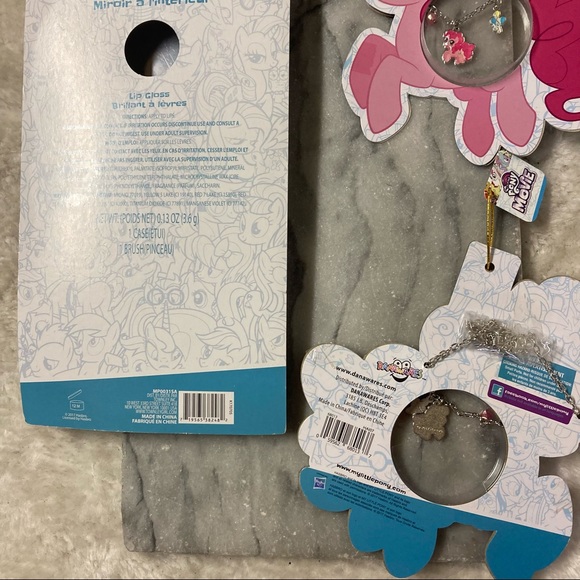 My Little Pony Necklace Sets Lipgloss Compact Set New Girls Boys Kids - Picture 5 of 5